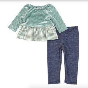 Long-Sleeve Top & Jeggings Set